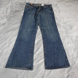 Vintage Abercrombie & Fitch Barstar Flare Jeans Mens 32x30 Button Fly Y2K 2003